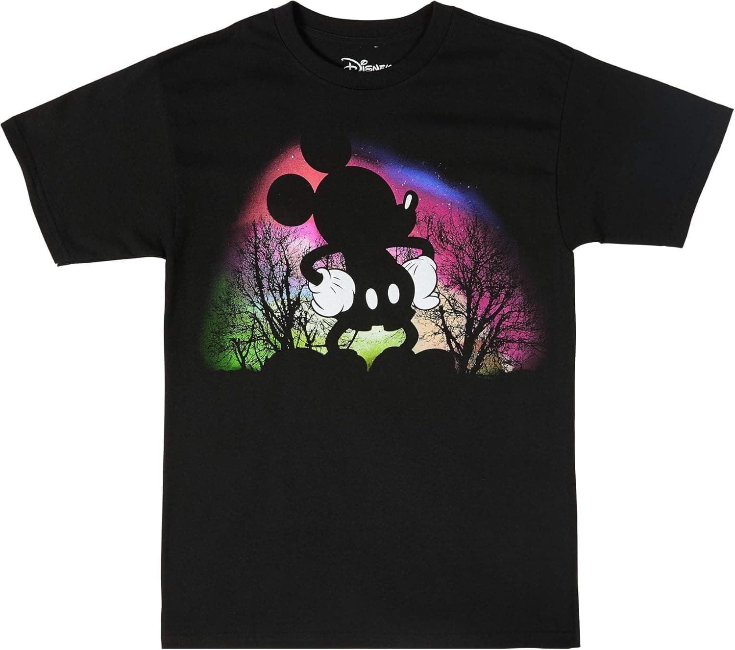 Disney Men's Mickey Mouse Silhouette T-Shirt