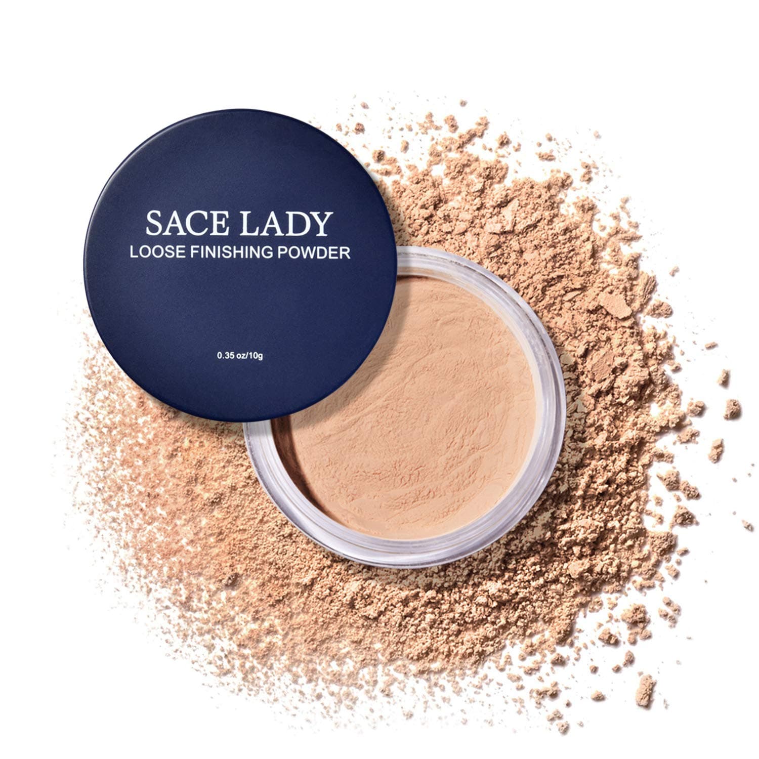 SACE LADY Mineral Loose Setting Powder Soft-matte Finish Oil-control Face Powder,Medium