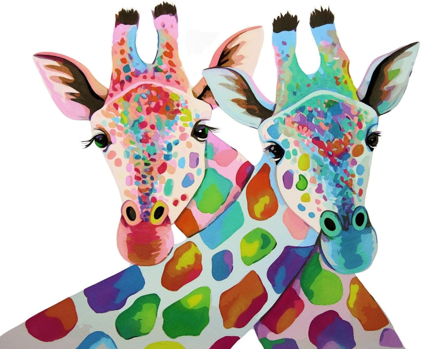 MailingArt Paint by Numbers Kits for Adults Beginners Kids - Giraffe