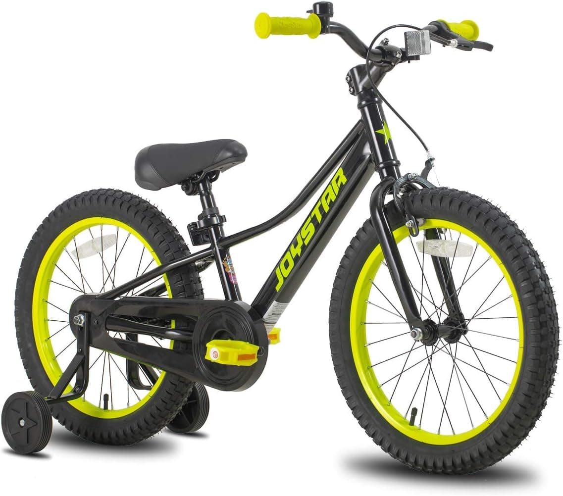 JOYSTAR NEO Kids Bike for Ages 4-12 Years Old Boys & Girls, 16 20 Inch Kids Mountain Bicycle with Training Wheels & Handbrake, Kids' Bicycles, Multiple Colors