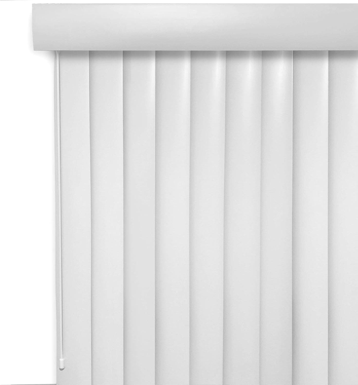 MOOD Vertical Blinds | for Sliding Door, Patio Door, French Door | 35 inch Blinds for Windows | Premium White | 35 x 36