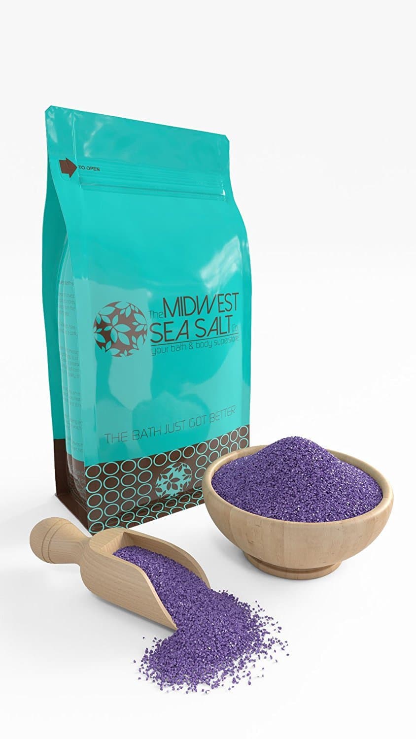 Lavender Dreams Mediterranean Sea Bath Salt Soak - 5lb (Bulk) - Fine Grain