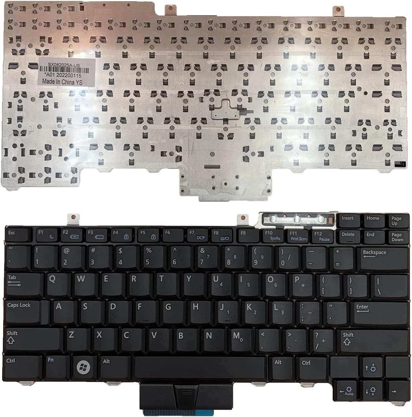 Laptop Replacement US Layout Keyboard for Dell Latutude E6400 E6410 E6500 E6510 E5410 E5400 E5500 M2400 M4400 M4500 989J7 NSK-DB303 NSK-DB10U 0HT517 507 0UK717 0FU956