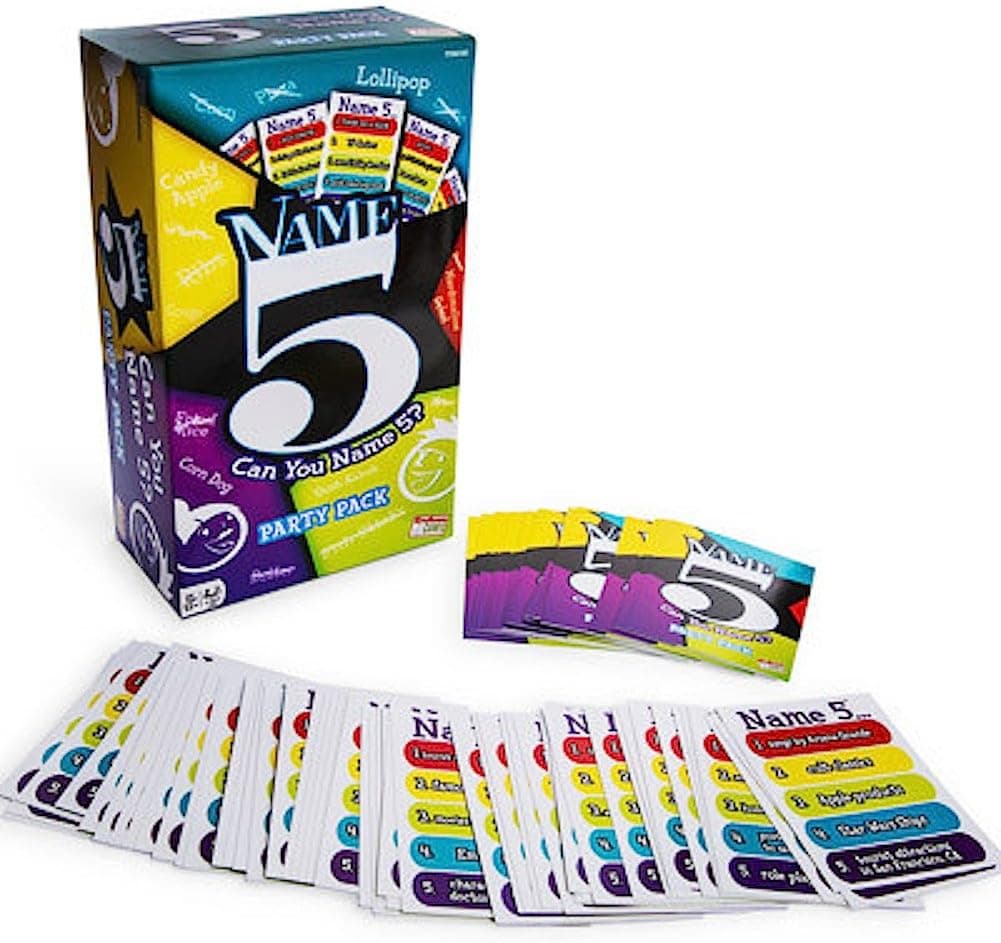 Name 5 Card Game - Party Pack