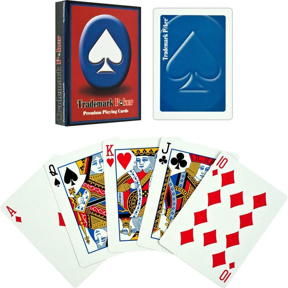 Trademark Poker Premium Playing Cards - Blue