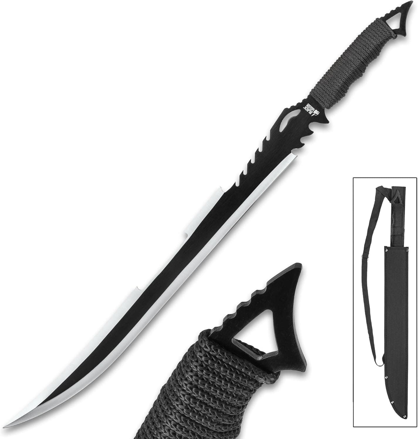 Black Legion Death Stalker Sword with Nylon Sheath