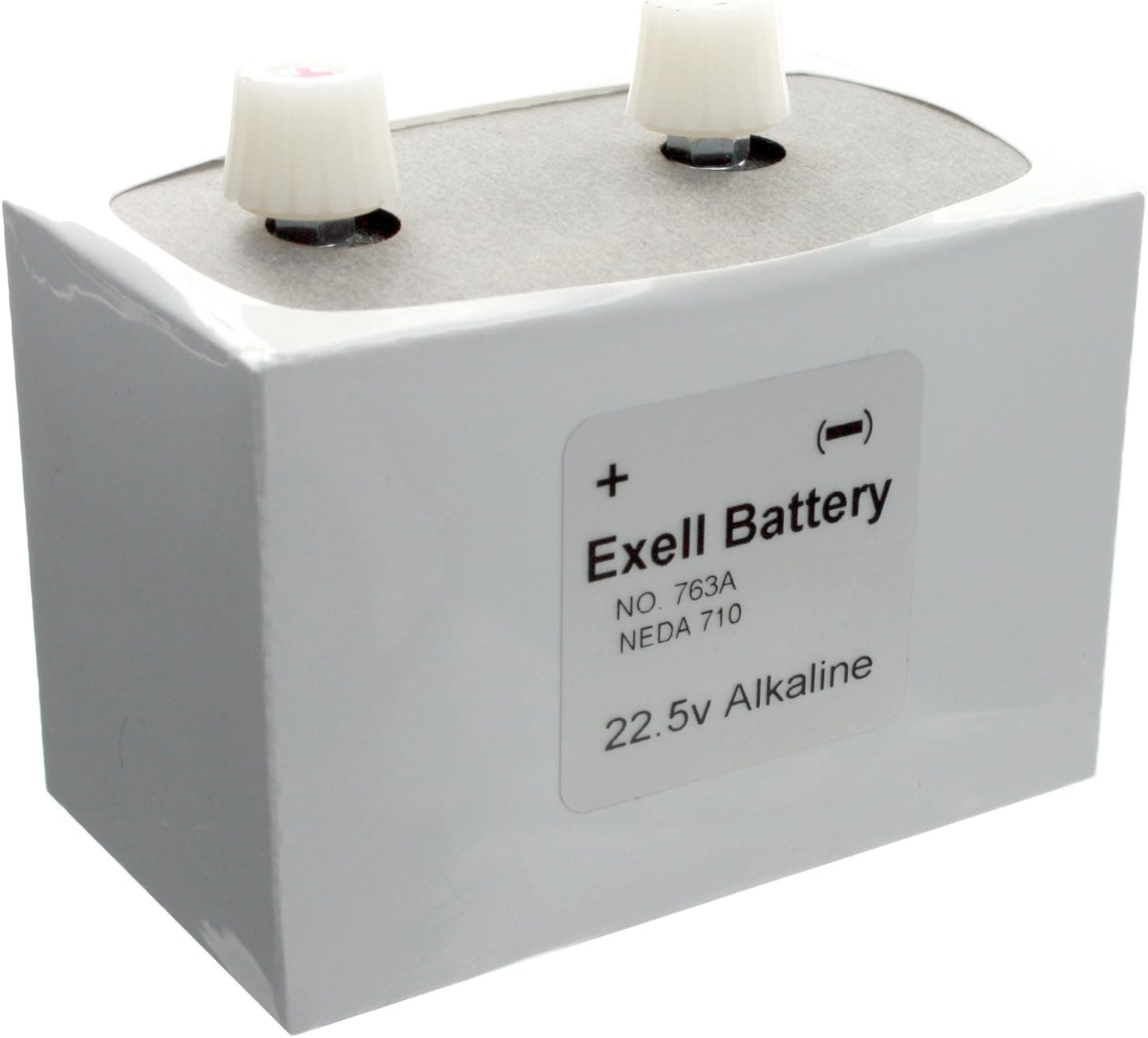 Exell Battery 763 22.5V Alkaline Battery NEDA 710 Replaces ER763