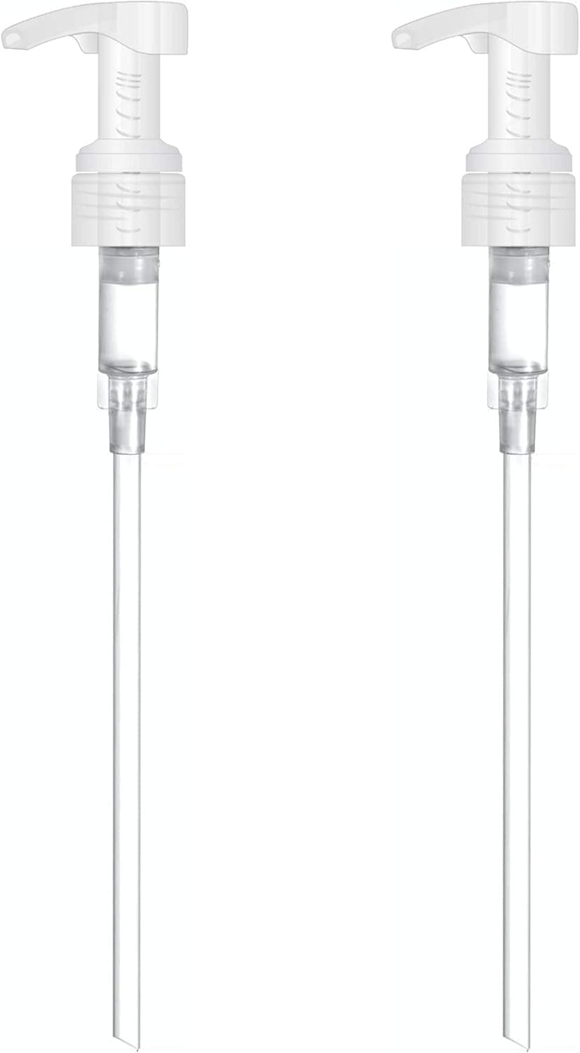 (Pack of 2) TK Universal Pump Dispenser (No Rust) for Shampoo and Conditioner Bottle Pump Dispenser Fits 1L Bottles (33.8oz)