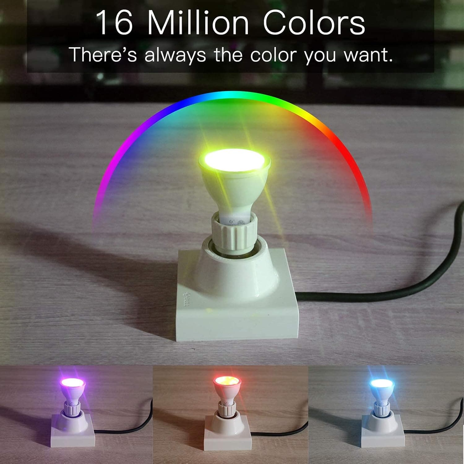GLEDOPTO ZigBee 3.0 Smart 4W MR16 AC/DC 12V RGBCCT Spotlight Pro 30 Degree Beam Angle Color Change Bulb Dimmable Compatible with Amazon Echo Plus SmartThings App/Voice/RF Remote Control