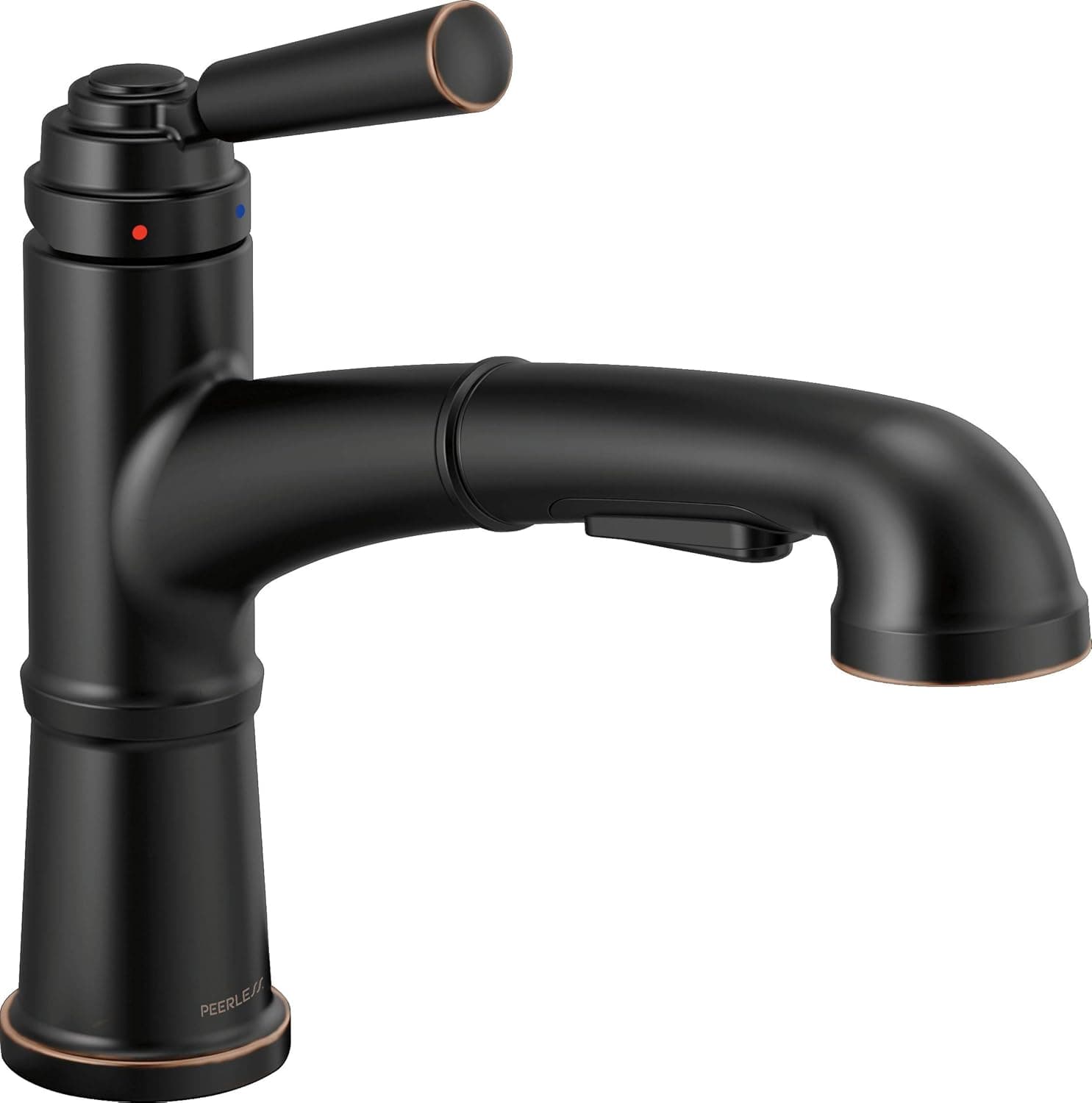 Delta Faucet Peerless Westchester Single-Handle Pull Out Kitchen with Pull Out Sprayer, Oil-Rubbed Bronze P6923LF-OB