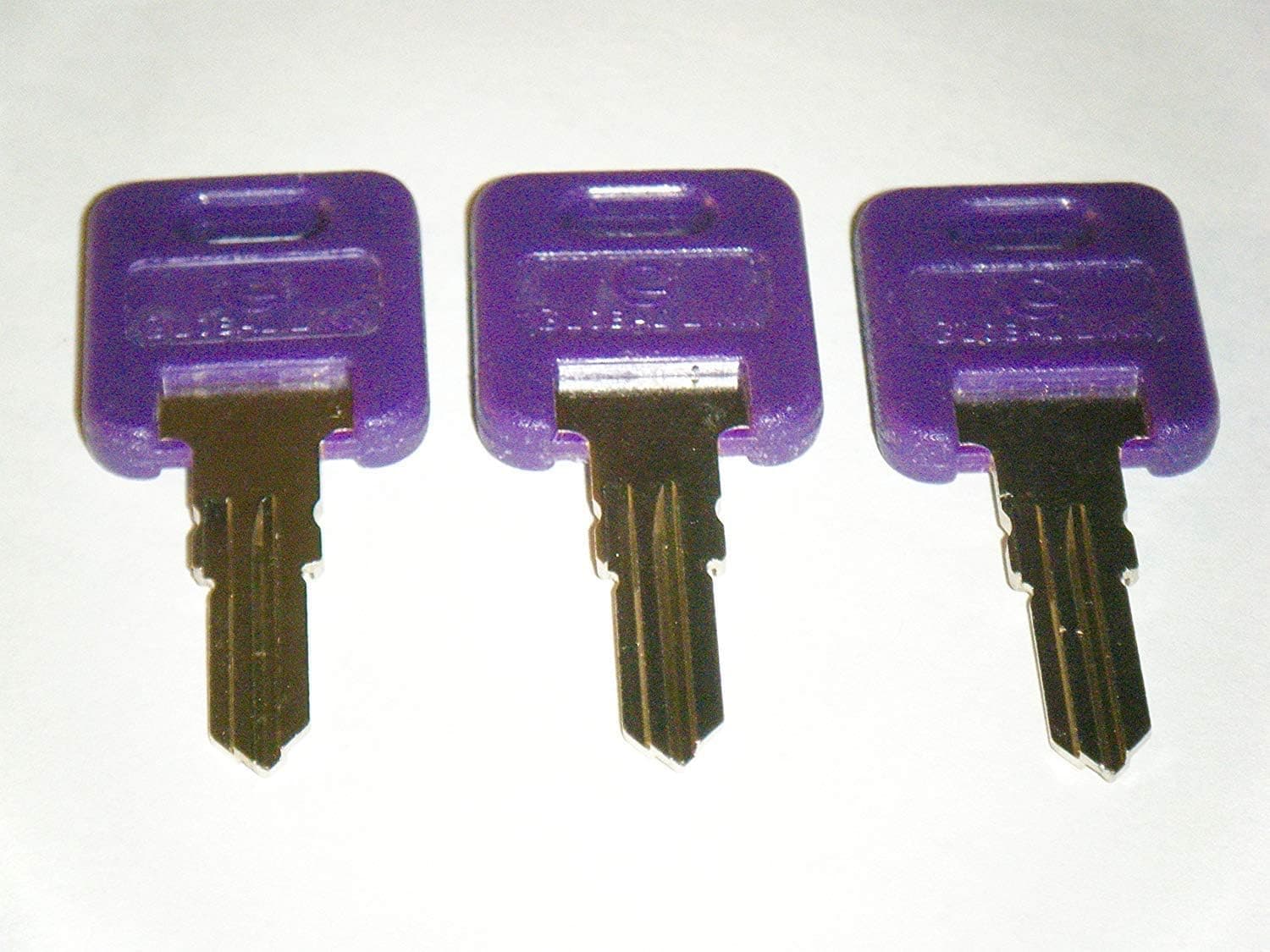 Global Link G378 Keys RVs Motorhome Trailer Key Cut to Key/Lock Number Three 3 Purple RV Keys GLOBAL LINK LOCK Replacement Keys