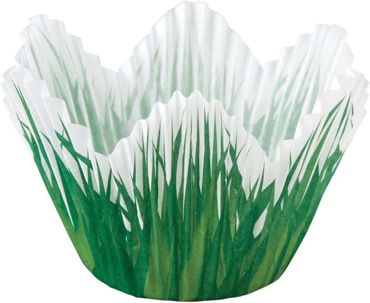 Wilton Petal Grass Shaped Baking Cups, 24-Pack