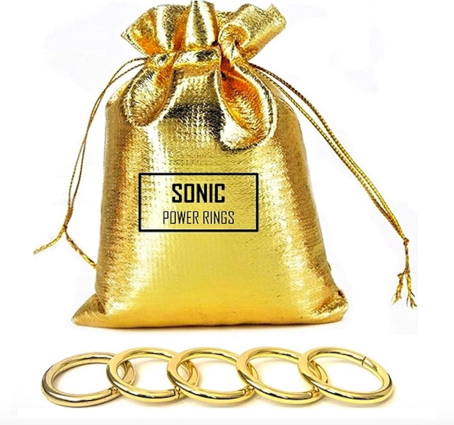 Toys Sonic - 5 Power Rings - IN A BAG - by AAA World