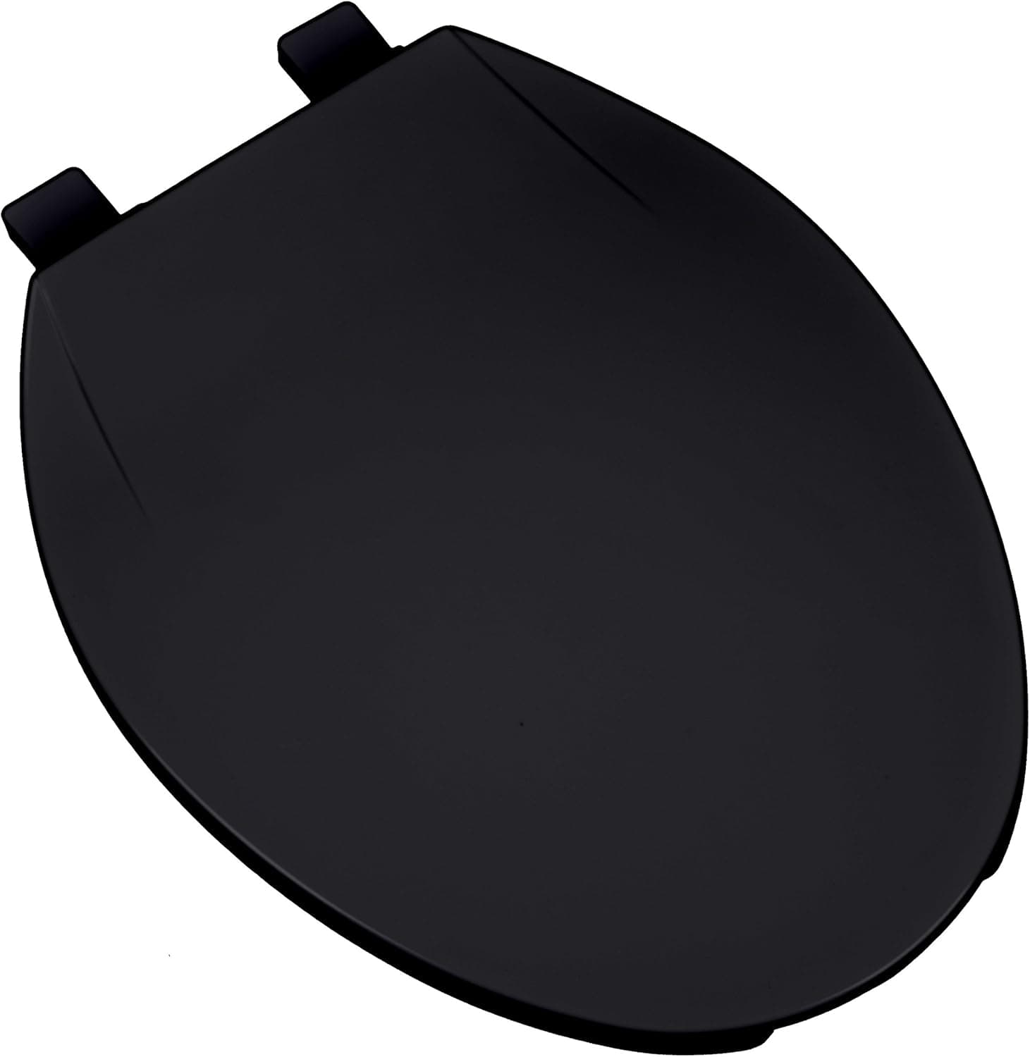 Bath Décor 3F1E1-90 Deluxe Plastic Elongated Adjustable Hinge Toilet Seat, Black