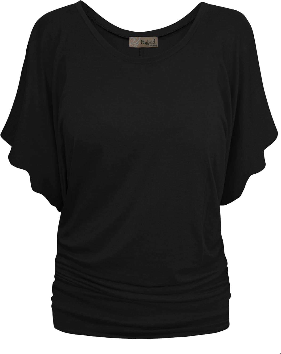 Hybrid Womens Super Comfy Boat Neck Dolman Top Shirt