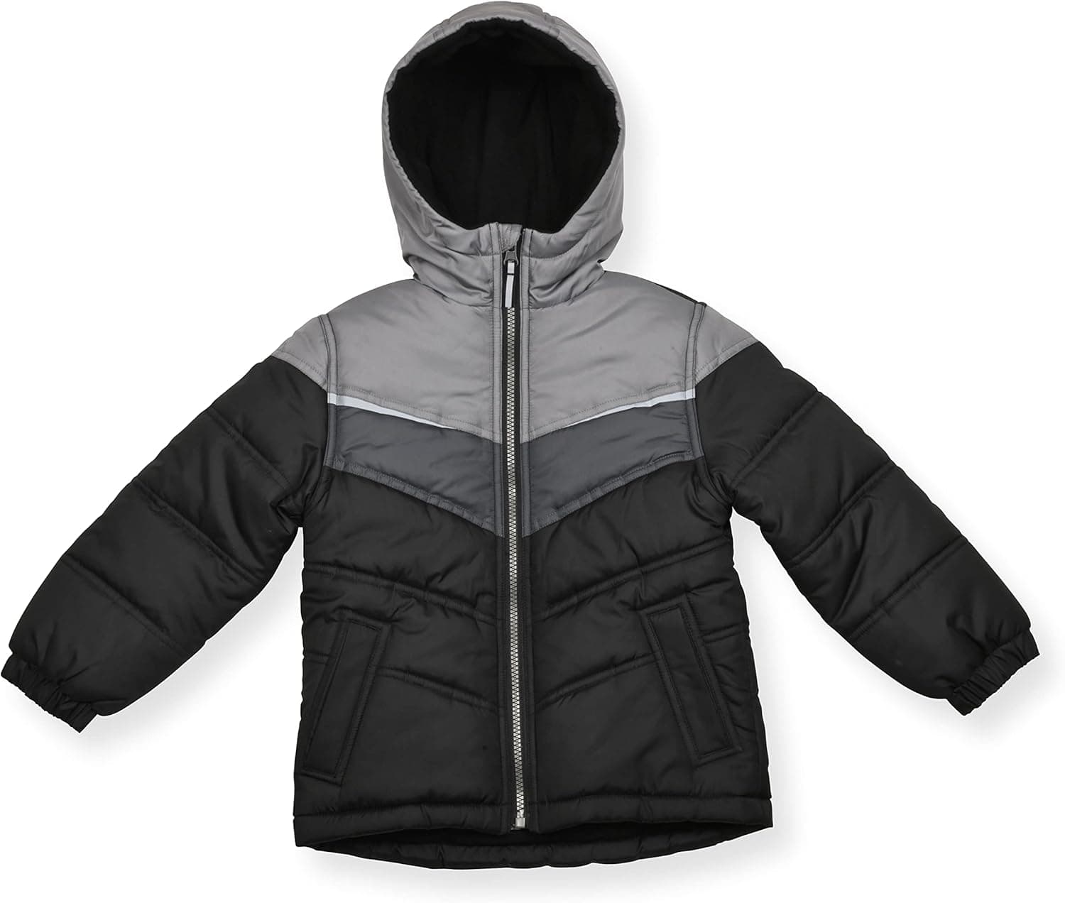 Arctic Quest Boys Windproof WATER RESISTANT Insulated Hooded Winter Snow and Ski Jacket