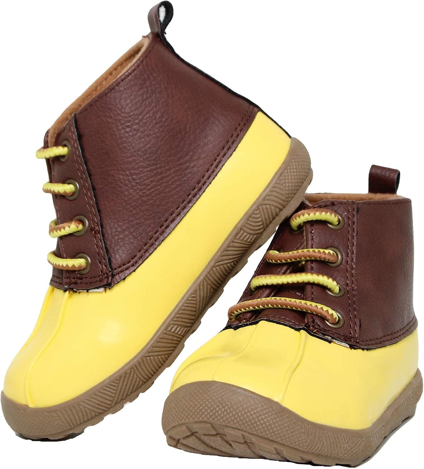 Baby Deer Jude Duck Boot Rain, Yellow, 5