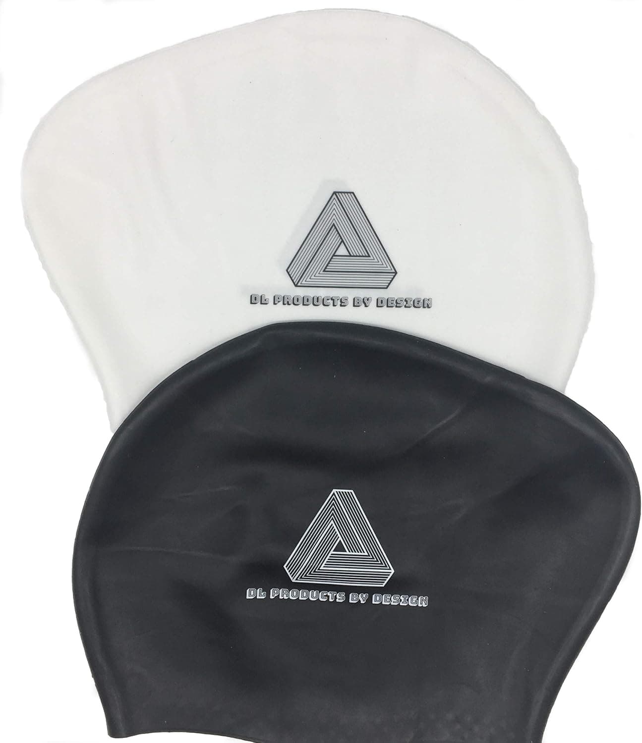 DL Products By Design Long Hair Swim Cap - 2 Pack