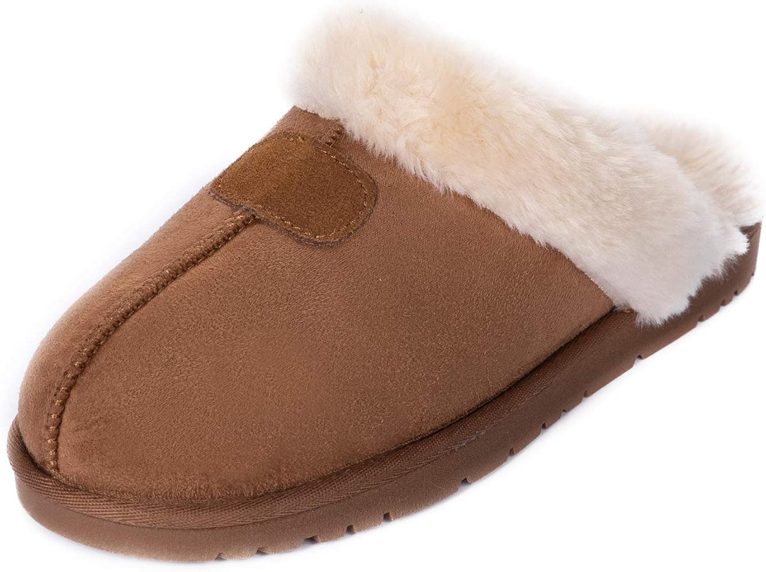 WFL Women Plush Slippers Memory Foam House Slippers