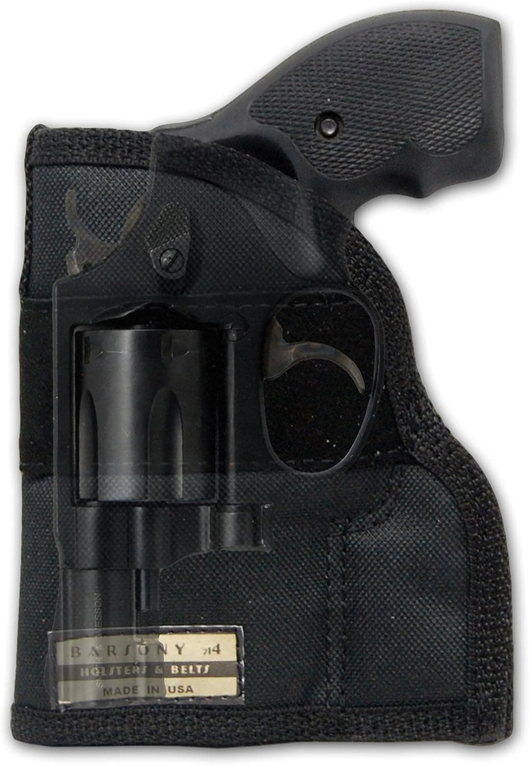 Barsony New Pocket Holster for 2", Snub-Nose .38 .357 Revolvers