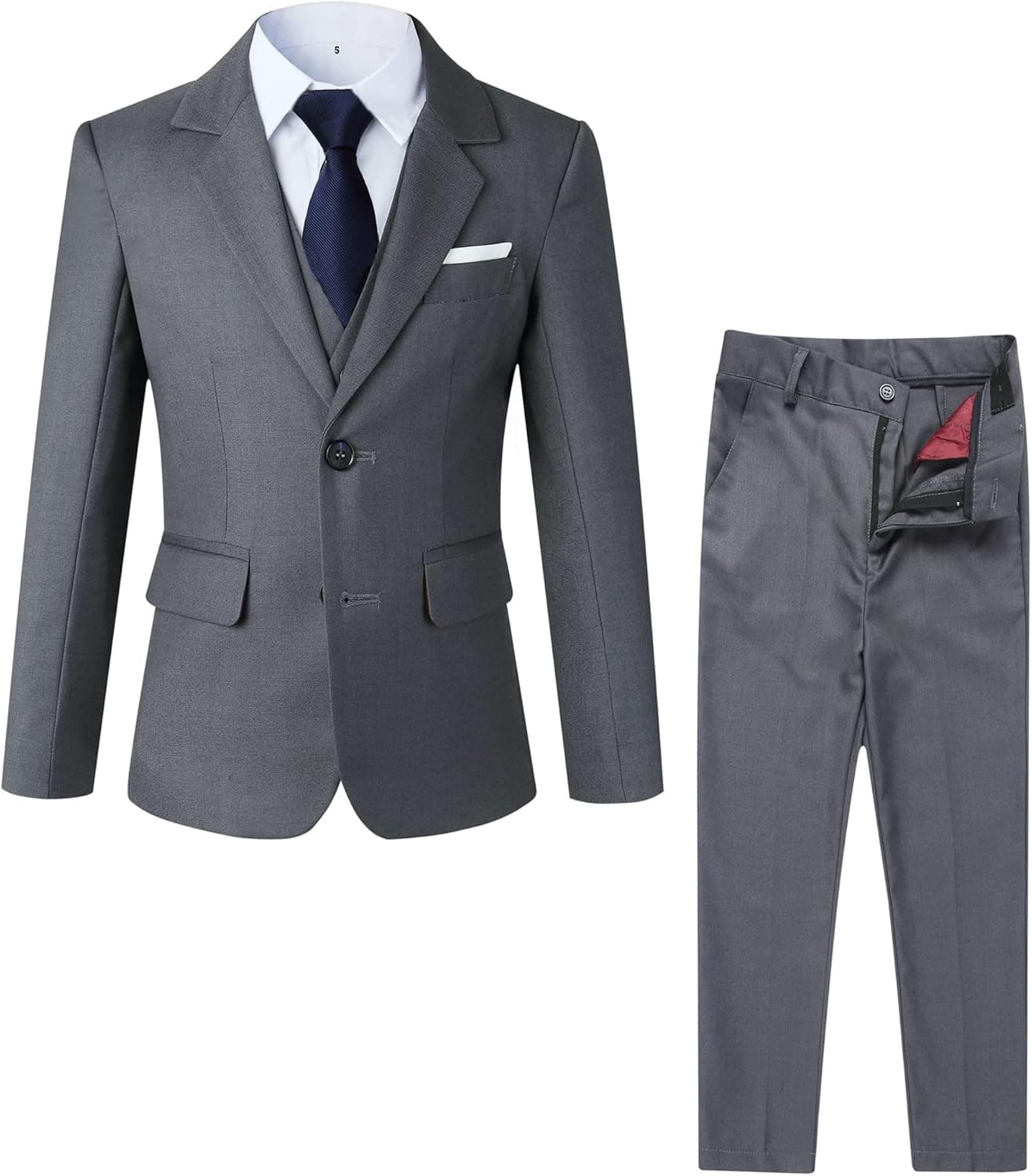 kretenier Formal Slim Fit Boys Suits Kids Dress Suits for Boys(Size 5T-14)