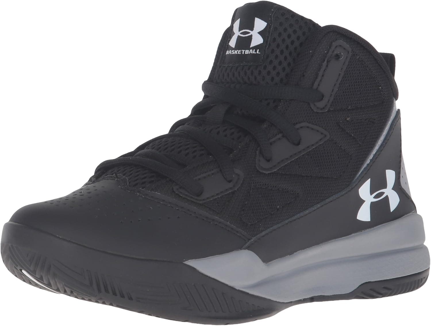 Under Armour Kids Mens UA BGS Jet Mid Basketball (Big Kid)