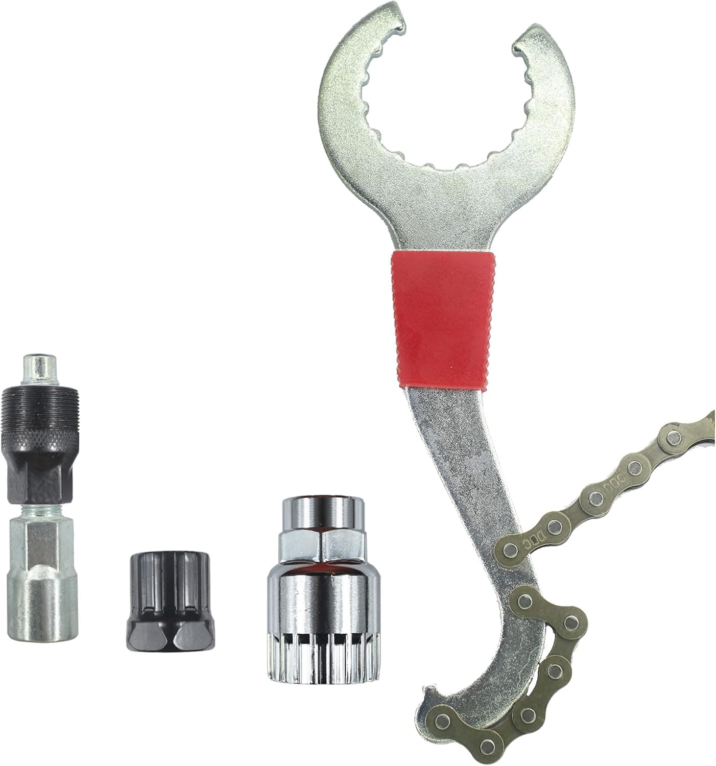 FourTEEN19 Bike Tool Kit Crank Puller Removal Tool Bottom Bracket Tool Cassette Removal Tool Bicycle Flywheel Tools Bottom Bracket Wrench