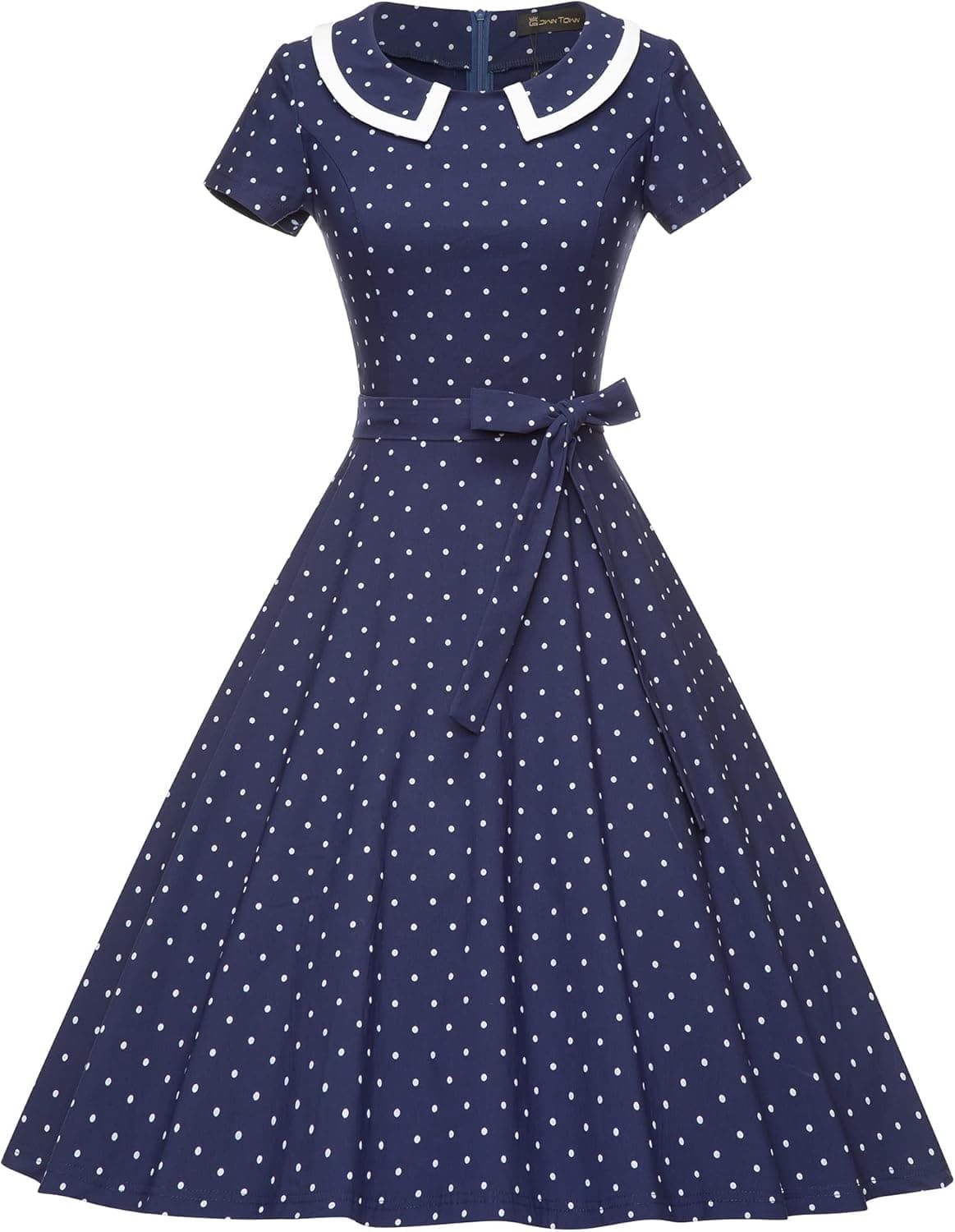 GownTown Womens Dresses 1950s Vintage Swing Stretchy Dresses