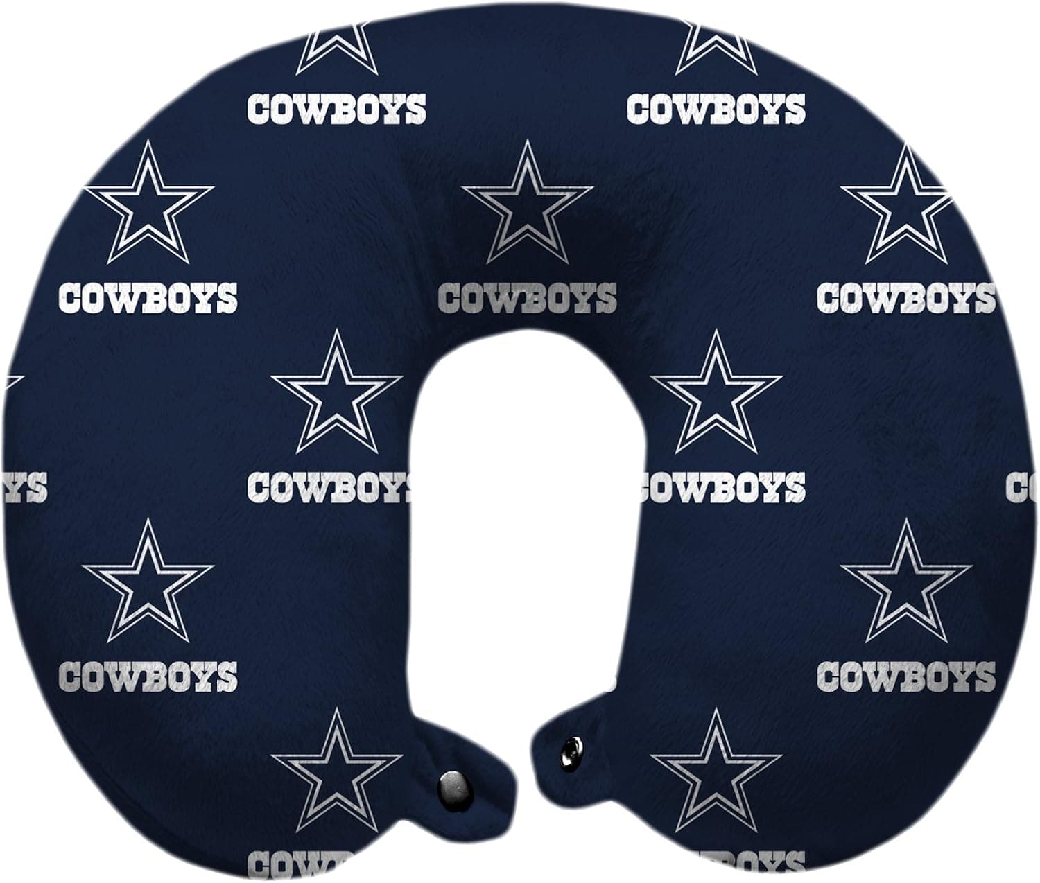 NFL Dallas Cowboys U-Neck Polyester Travel Pillow