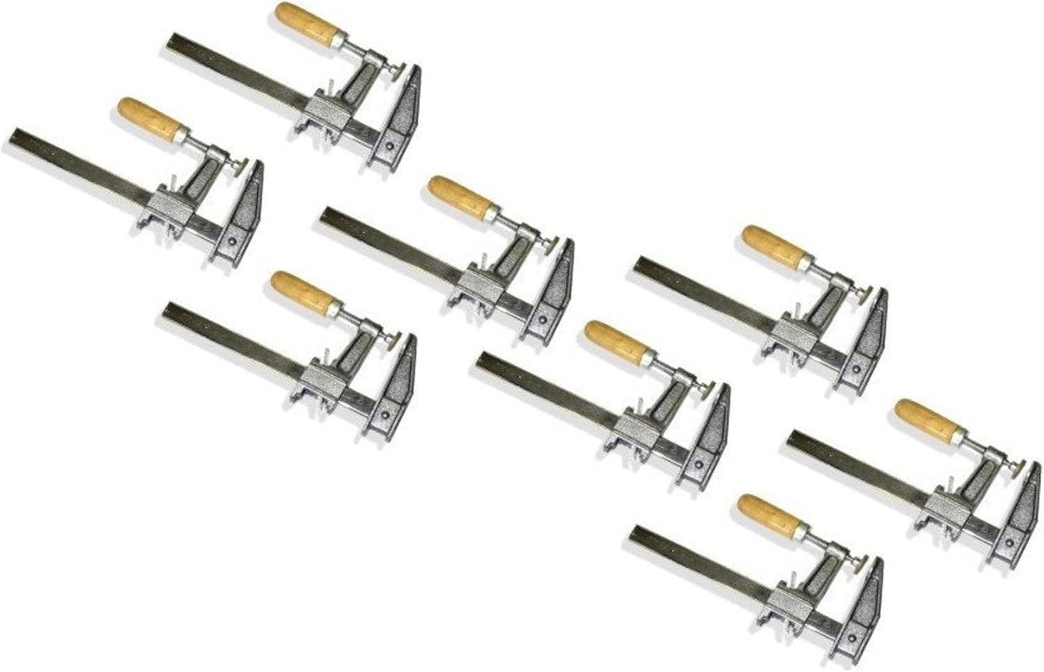 Set of 8 18" Inch Bar Clamps Heavy Duty Woodworking Wood Carpenter Tools