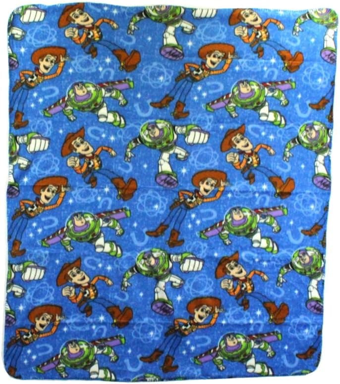 Toy Story "Woody & Buzz Repeater" Fleece Character Blanket 50 x 60-inches