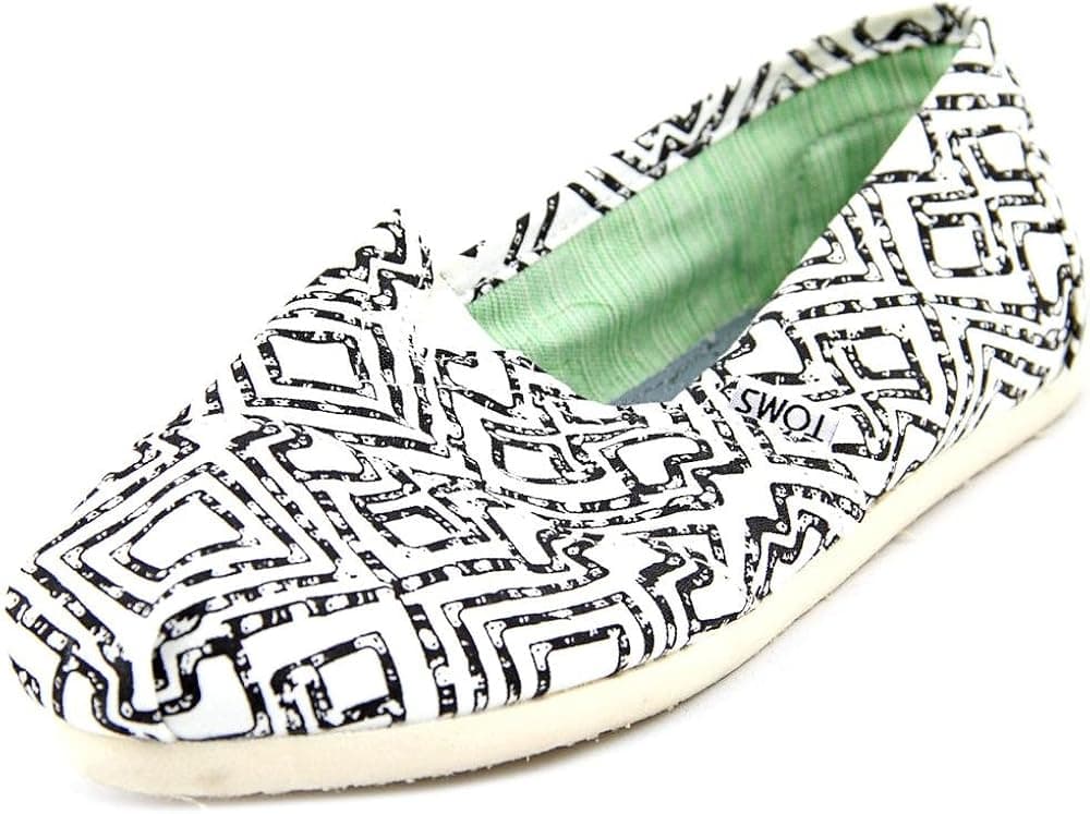 TOMS Black Geometric Tie-Dyed Women's