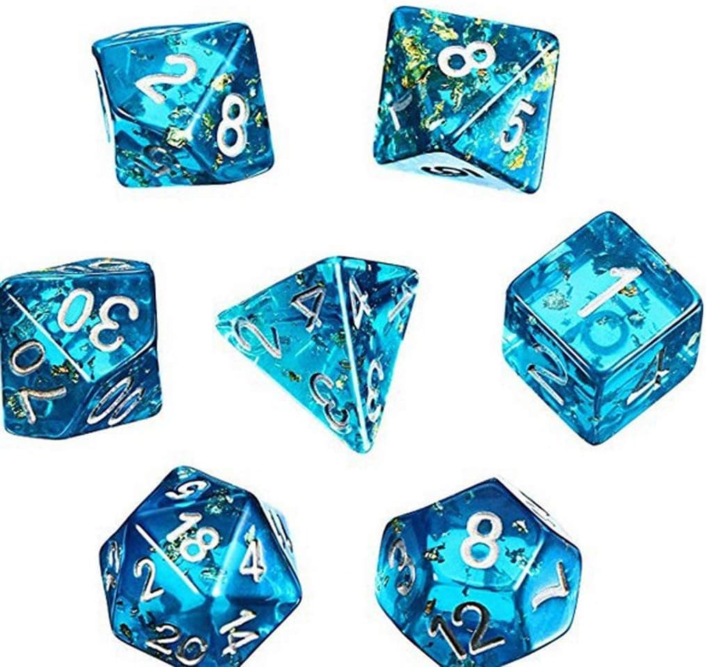 Crystal Epoxy Mold - DIY Dice Mold Fillet Shape Mold - Multi-spec Digital Game Silicone Molds