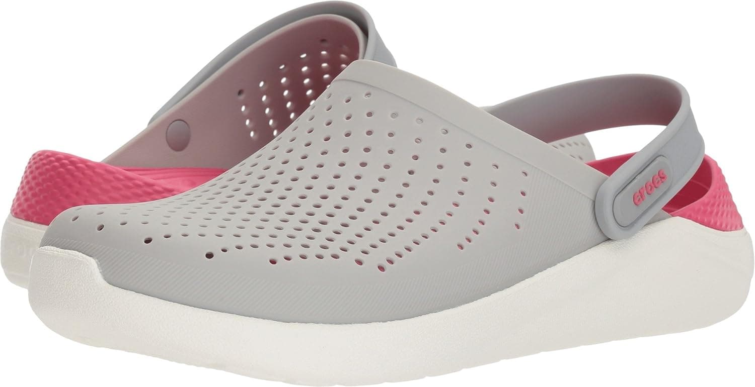 Crocs LiteRide Clog Pearl White/White Men's 11, Women's 13 Medium