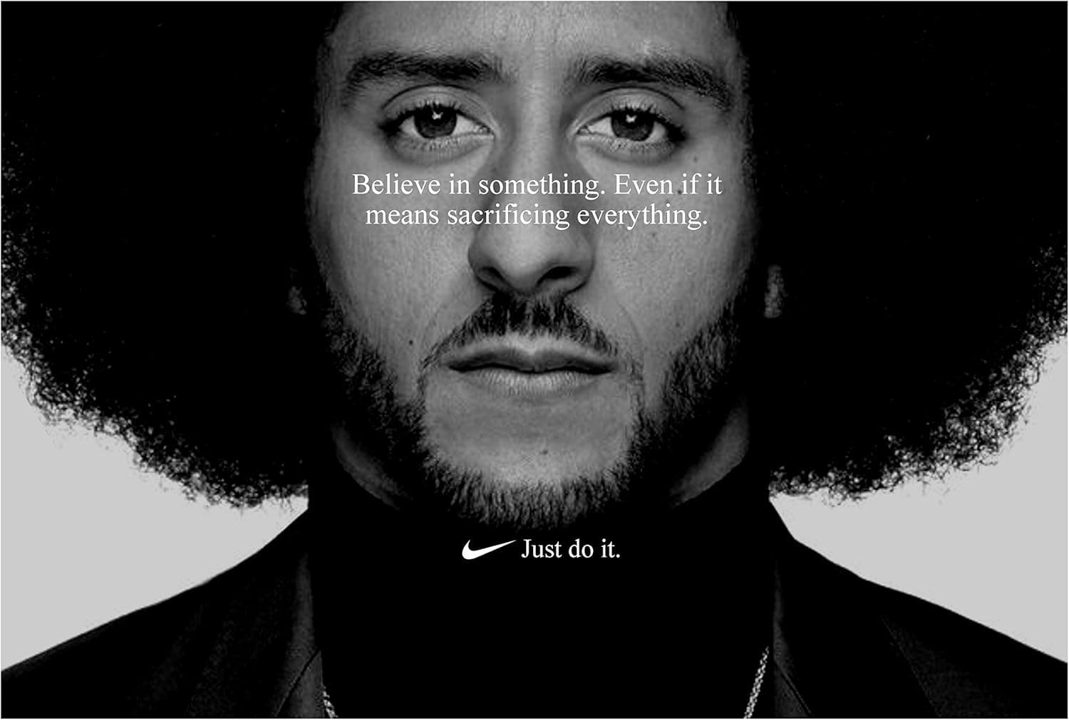 PosterWarehouse2017 Colin Kaepernick 'JUST DO IT' Replica Nike AD Poster
