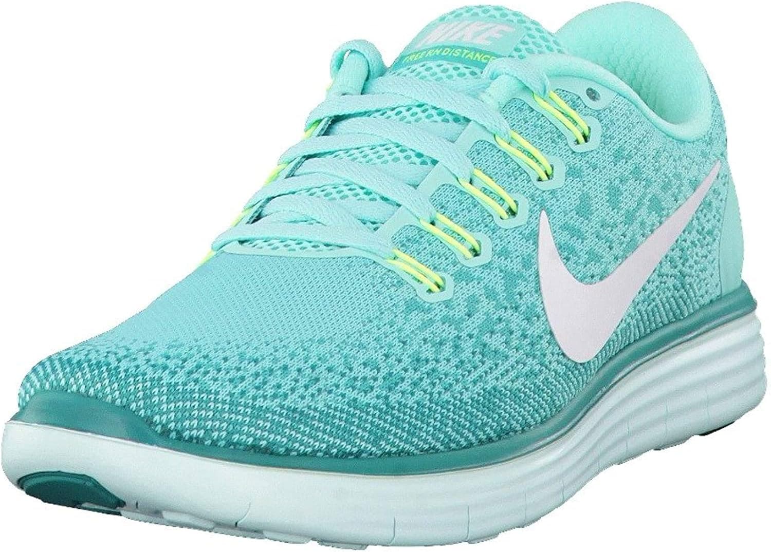 Nike Womens Free Rn Distance Running Shoe in Hyper Turquoise/Hyper Jade/Rio Teal 10 B(M) US