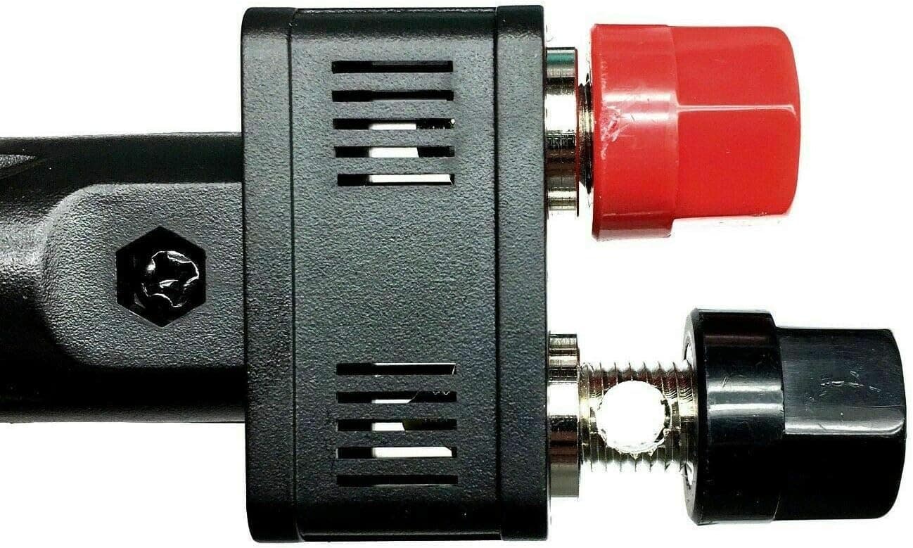 Philmore 48-521 Cigarette Lighter Plug - 2 Binding Post Adapter(or Banana Jacks)