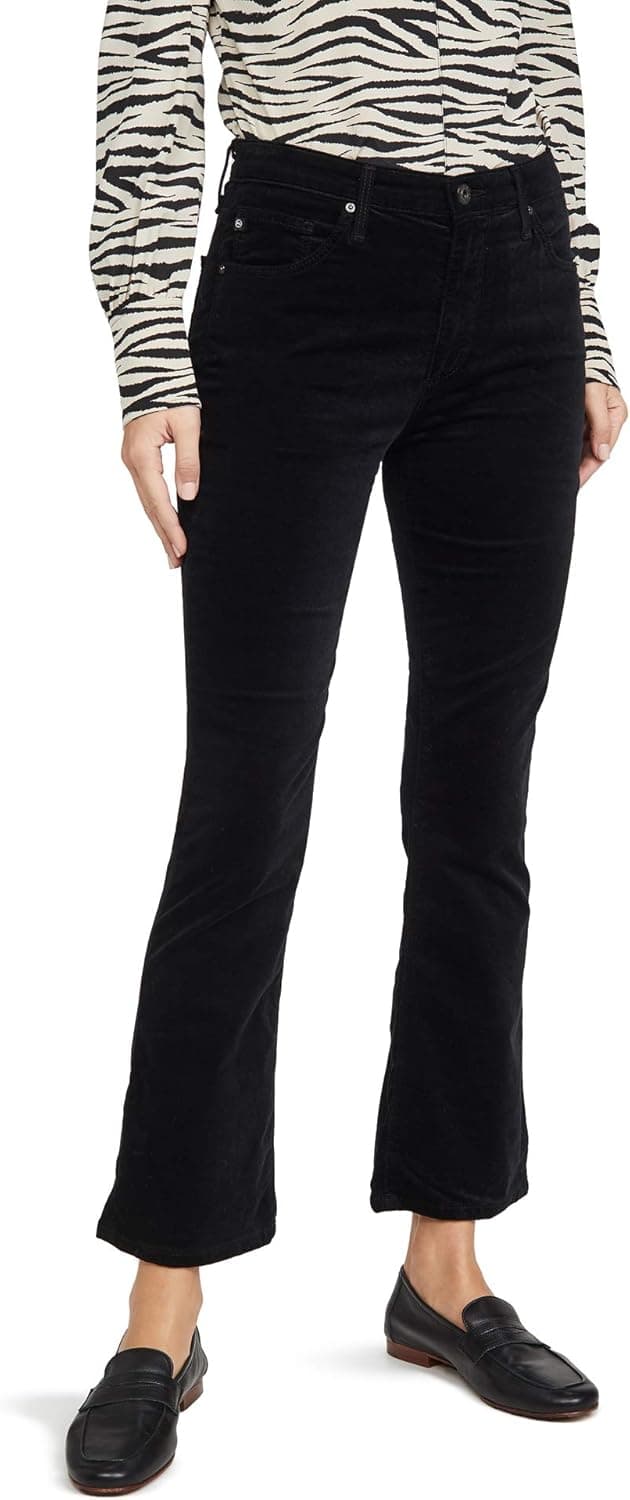 AG Adriano Goldschmied Women's Jodi Velvet Crop Jean