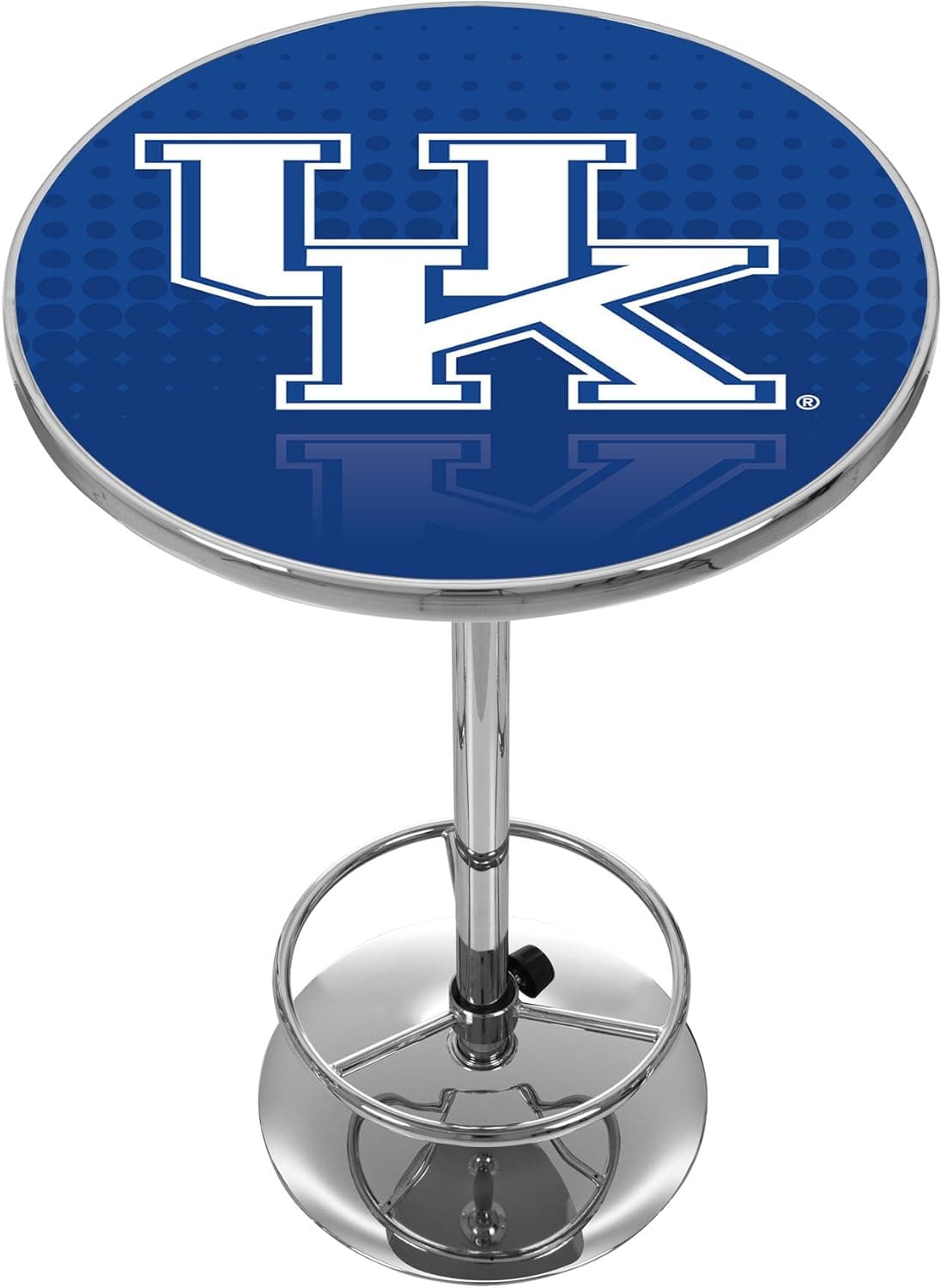Trademark Gameroom University of Kentucky Chrome Pub Table - Reflection