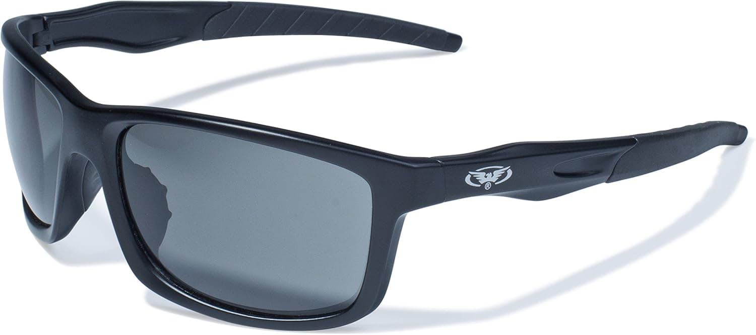 Global Vision Eyewear Ego Series with Gloss Black Frames and Smoke Lenses