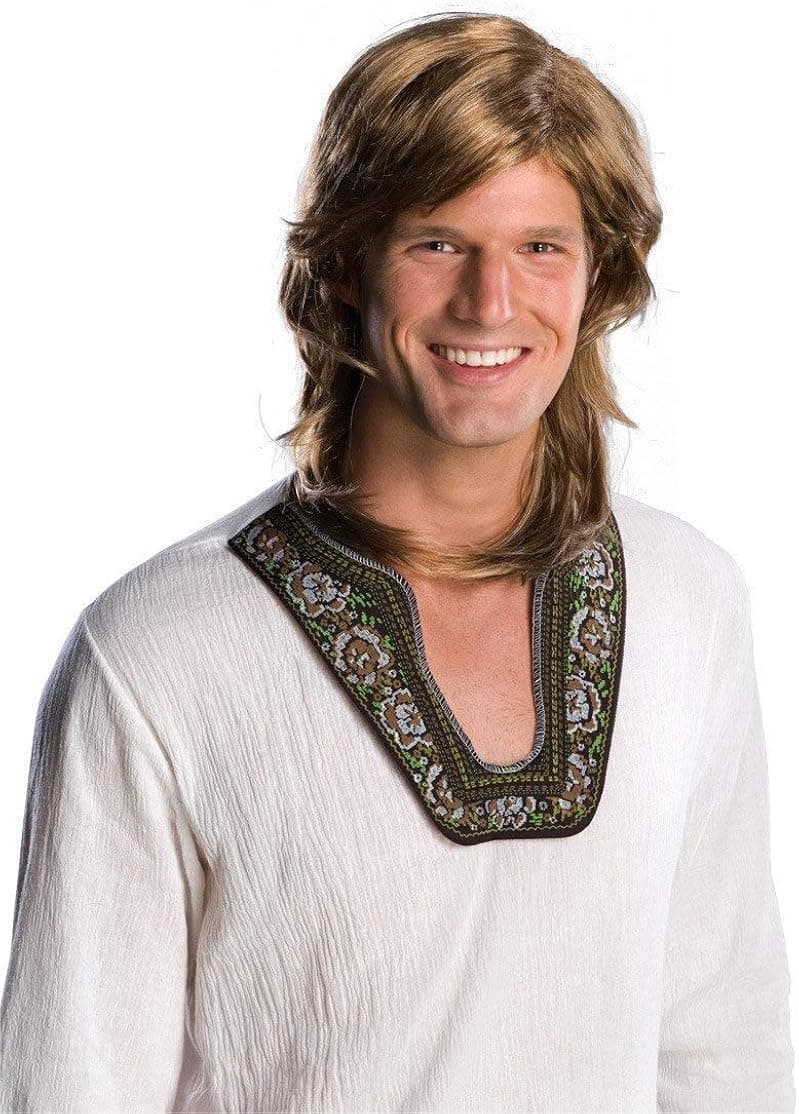 70s Guy Brown Wig Adult