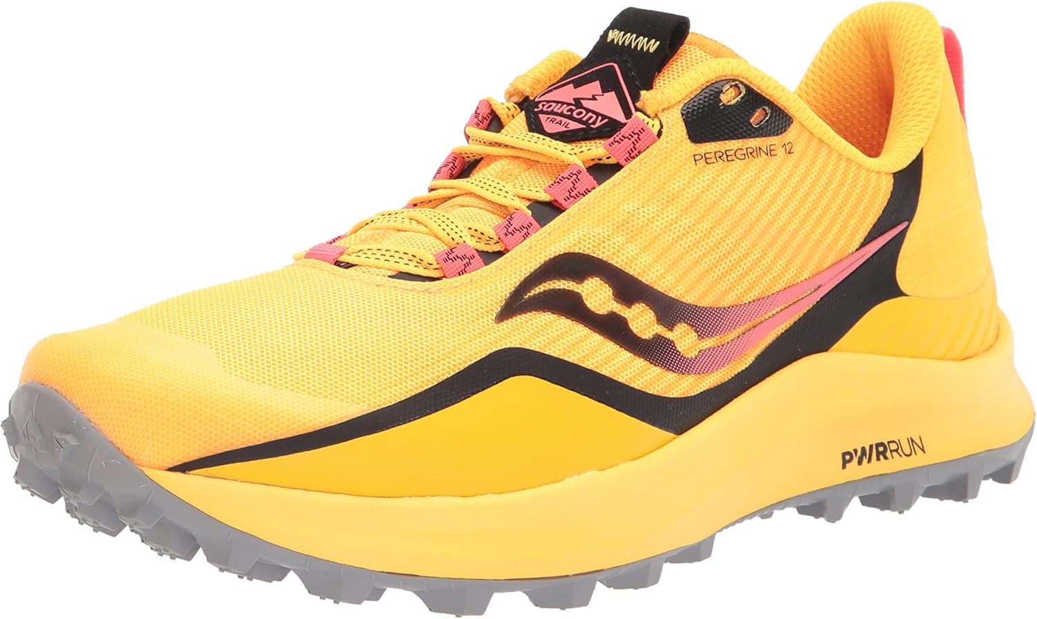 Saucony Women's Peregrine 12 Running Shoe, VIZIGLD/VIZIRED