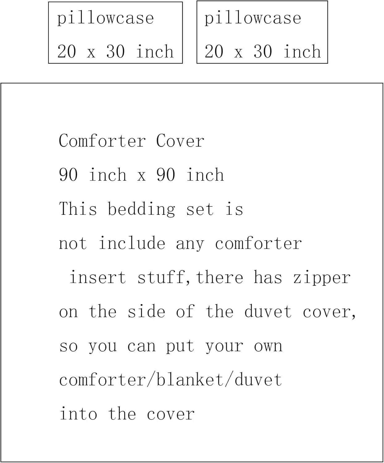 Chesterch Prevoster Microfiber Duvet Cover Set Black White Bedding Zebra Pattern,3 Piece,Stripe Comforter Cover and 2 Pillowcases,Full Queen Size