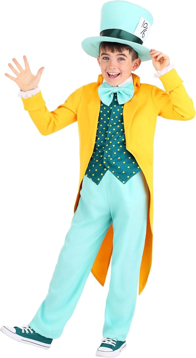 Bright Mad Hatter Child's Costume
