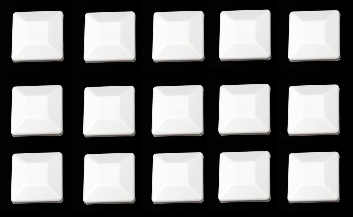 JSP Manufacturing 6X6 White Fence Post Plastic Cap - Pick a Pack (5 5/8 X 5 5/8) Fits 6 x 6 Nominal Fence Posts Wholesale/Bulk Pricing