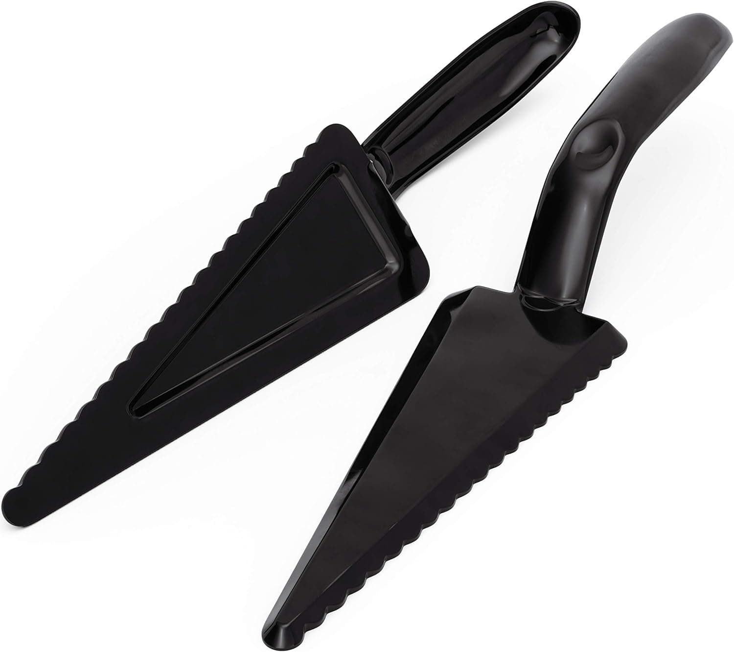 Heavy Duty, Recyclable 10" Dessert Servers 12 Pack. Perfect for Serving Pie, Cake and Pizza. Best Disposable Plastic Cutters for a Wedding or Birthday Party. Great Shovel Slicers for Catering Events