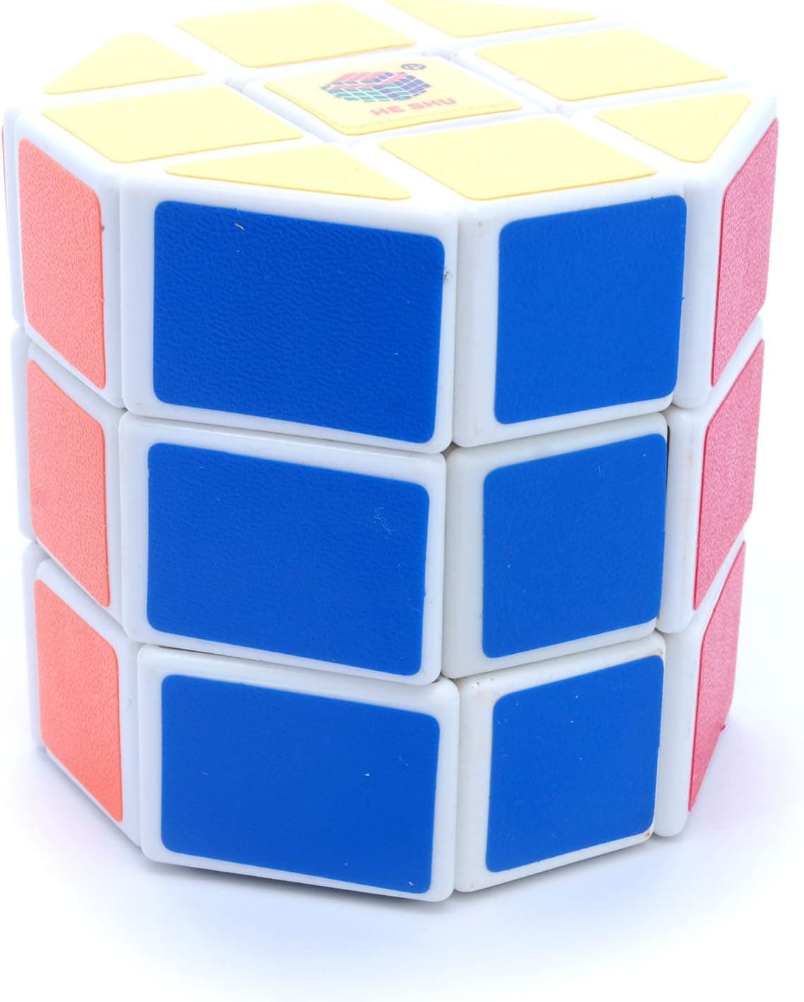 3x3x3 Heshu Barrel White Puzzle Cube 3x3 Shape Mod Twisty Toy