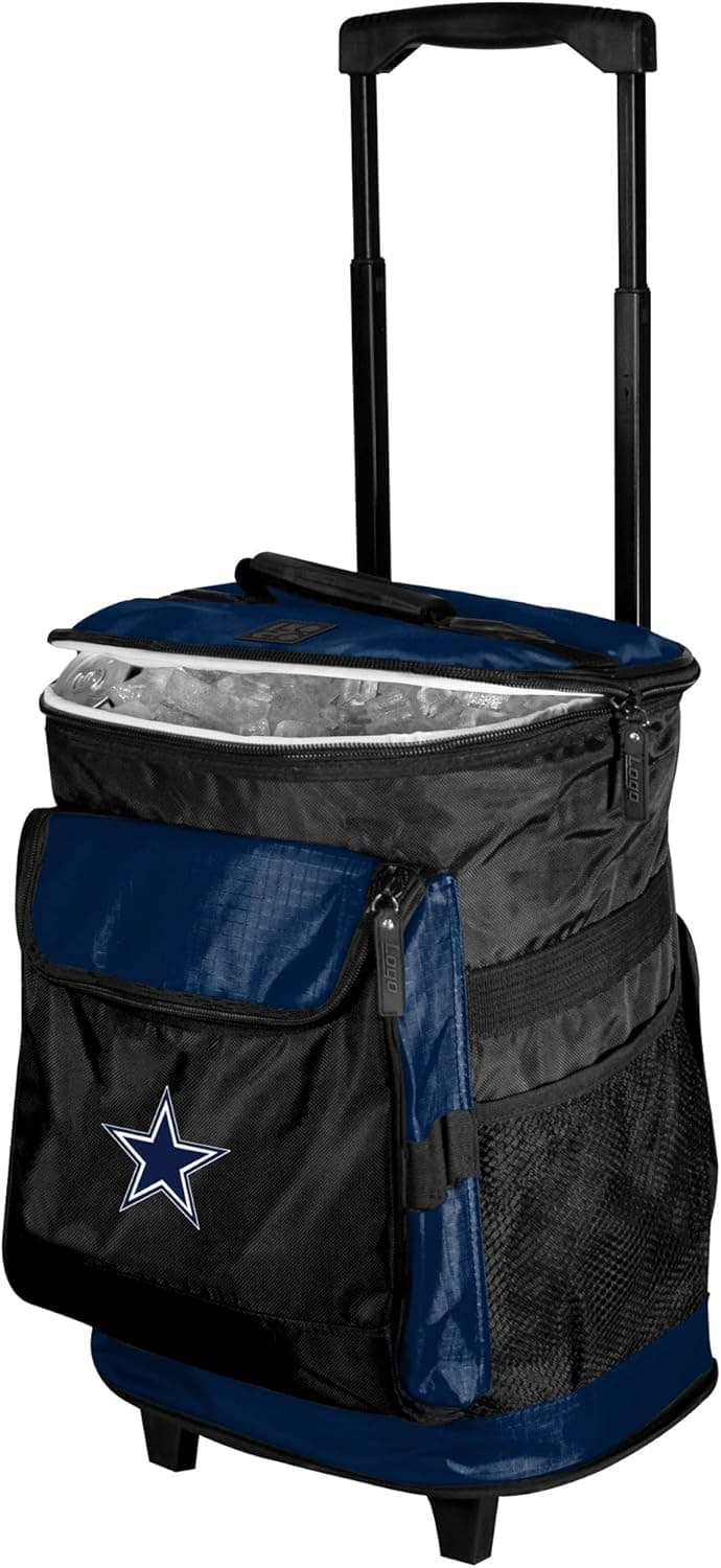 Logo Brands Officially Licensed NFL Rolling Cooler, One Size, Team Color