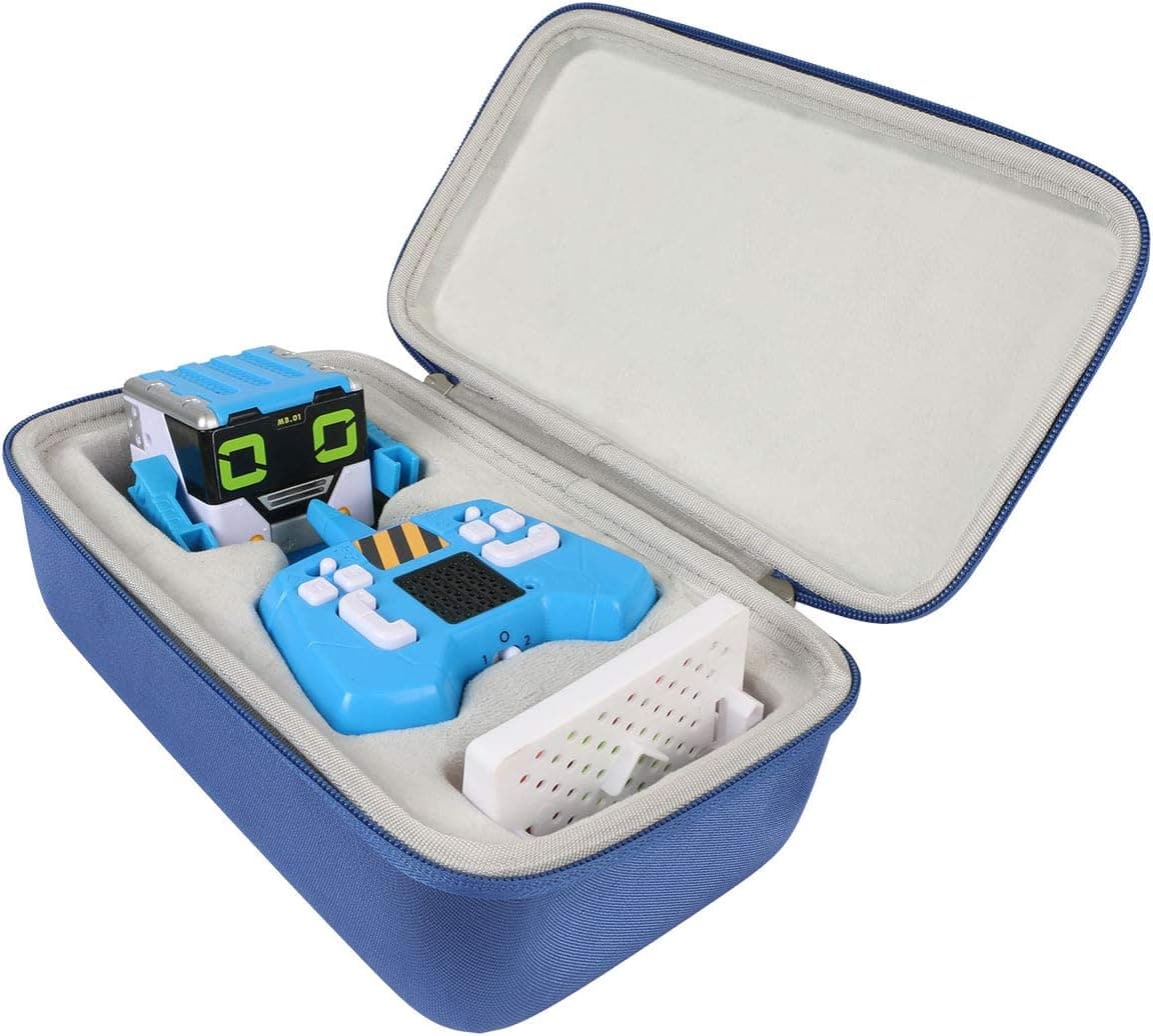 khanka Hard Travel Case Replacement for Mibro/Mibro Gold Really Rad Robots Interactive Remote Control Robot (Blue)