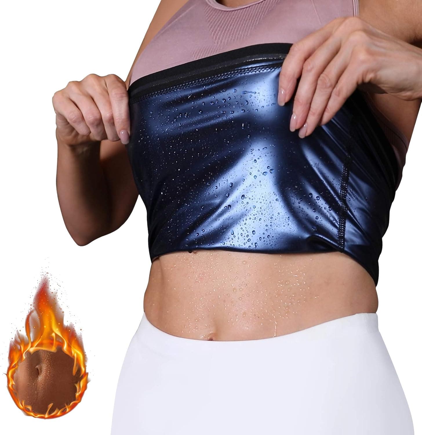 IYY Waist Trimmer Waist Trainer for Women Sweat Shaper Sauna Belt,Workout Belt